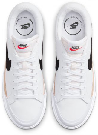 Кеди жіночі Nike Wmns Court Legacy Lift DM7590-100 36 (5.5 US) білі (196149219059) Кеди жіночі Nike Wmns Court Legacy Lift DM7590-100 36 (5.5 US) білі (196149219059) | Фото 4