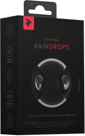 Навушники 2E RainDrops Х True Wireless Waterproof Mic Black (2E-EBTWRDXBK) | Фото 5