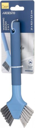 Щітка для миття 2 в 1 ARDESTO 21x8.5x2.2см, синій (ARHE1304B) | Фото 4