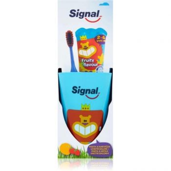 Набір: дитяча зубна паста Signal 50 мл й зубна щітка (8720633015289) | Фото 1