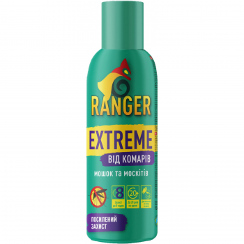 Аерозоль від комарів, мошок та москітів Ranger Extreme 150мл (4820268100290) | Фото 1