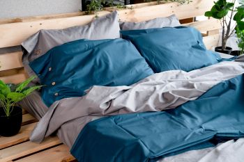 Простирадло на резинці ARDESTO Mix&Match, сатин, мусон, 160х200+30см, 100% бавовна (ART1620FSD) | Фото 8