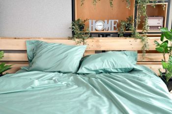 Простирадло на резинці ARDESTO Mix&Match, сатин, шавлія, 180х200+30см, 100% бавовна (ART1820FSG) | Фото 7