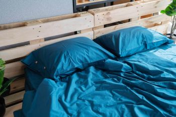 Простирадло ARDESTO Mix&Match, сатин, океан, 180х240см, 100% бавовна(ART1824FSB) | Фото 7