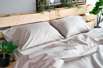 Простирадло ARDESTO Mix&Match, сатин, айворi, 180х240см, 100% бавовна (ART1824FSC) | Фото 9