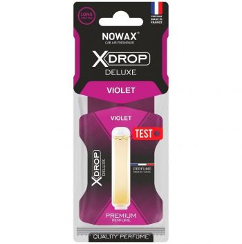 Ароматизатор повітря Nowax Целюлозний із капсулою X Drop Deluxe – Violet (NX00069) | Фото 1