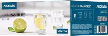 ARDESTO Salerno 45 мл, 6 шт., скло (AR2604LS) | Фото 3
