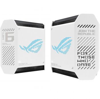 Маршрутизатор ASUS ROG Rapture GT6 2PK white AX10000 3xGE LAN OFDMA ME (90IG07F0-MU9A40) | Фото 1