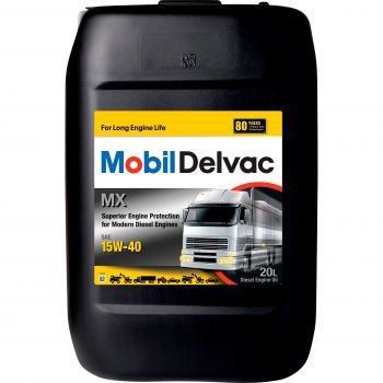 Олива моторна Mobil Delvac MX 15W-40 API CI-4/SL, 20л (4107434872) | Фото 1