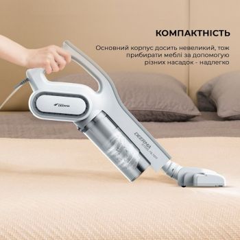Пилосос Deerma Stick Vacuum Cleaner Cord White (DX700) Пилосос Deerma Stick Vacuum Cleaner Cord White (DX700) | Фото 5