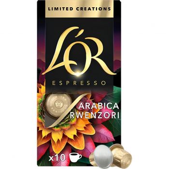 Кава L`OR капсули Espresso Arabica Rwenzori Uganda Limited Creations, 100% арабіка , 10шт, Nespresso | Фото 1