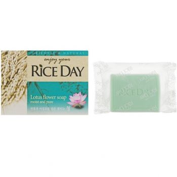 Мило туалетне Lion Rice Day з екстрактом лотоса 100г (8806325609032) Мило туалетне Lion Rice Day з екстрактом лотоса 100г (8806325609032) | Фото 1