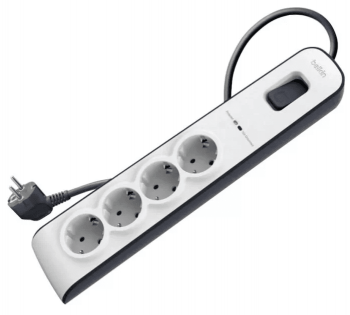Мережевий фільтр BELKIN 2м, 4 розетки, 525 Дж, UL 500 В (BSV400vf2M) | Фото 3