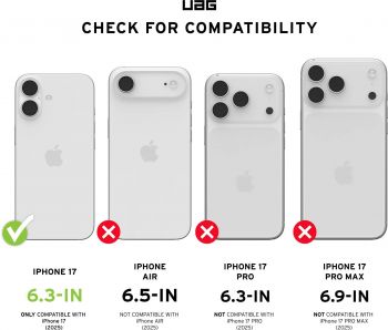 Чохол UAG для APPLE iPhone 17 Civilian MagSafe Black (114547114040) | Фото 1