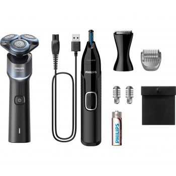 Електробритва PHILIPS X5006/00 +Тример для носа і вух PHILIPS NT5650/16 | Фото 1