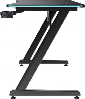 Купить компьютерный и офисный стол Ігровий стіл TRUST GXT 709W Luminus RGB Black (25184_TRUST) | Фото 4