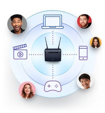 Маршрутизатор  D-Link DWR-953V2 AC1200, 4G/LTE, 4xGE LAN, 1xGE WAN, Слот для SIM-карти (DWR-953V2) | Фото 6