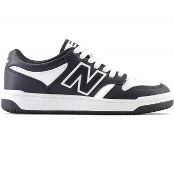 Кеди дитячі New Balance 480 GSB480BW 40 (7 US) черно-білі (197375092171) | Фото 1