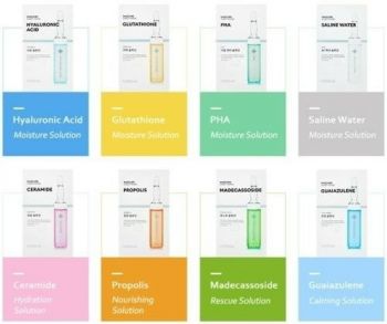 Заспокійлива маска для обличчя MISSHA Mascure Calming Solution Sheet Mask Guaiazulene 27 мл (8809581456617) | Фото 3