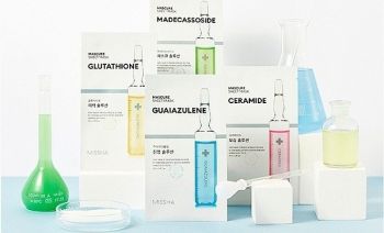 Заспокійлива маска для обличчя MISSHA Mascure Calming Solution Sheet Mask Guaiazulene 27 мл (8809581456617) | Фото 5