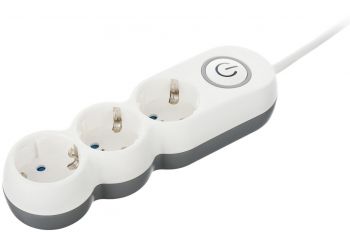2Е Plus 3XSchuko з вимикачем, 3Gх1.0мм, 3м, білий (2E-U03VES3M) 2Е Plus 3XSchuko з вимикачем, 3Gх1.0мм, 3м, білий (2E-U03VES3M) | Фото 3