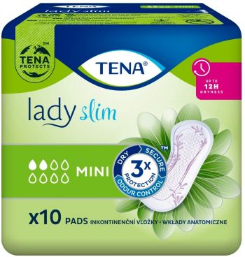 Урологічні прокладки TENA Lady Slim Mini 10 шт (7322540853254) Урологічні прокладки TENA Lady Slim Mini 10 шт (7322540853254) | Фото 2