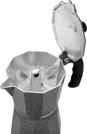 Гейзерна кавоварка ARDESTO Gemini Molise, 3 чашки, сіра (AR0803AGS) | Фото 2