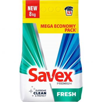 Купить стиральное средство Пральний порошок Savex Premium Fresh 8 кг (3800024047978) | Фото 1