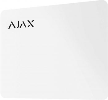 Карточка Ajax Pass 1шт, Jeweler, бесконтактная, белый (AP1PW) | Фото 3