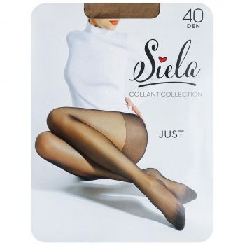 Колготи жіночі SIELA Just 40 Den 3 р світло-коричневі | Фото 1