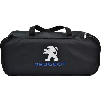 Сумка-органайзер Poputchik у багажник Peugeot Чорна 45.5х18х18.5см (03-130-1Д) | Фото 1