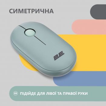 Миша 2E MF300 Silent WL BT Ashen green (2E-MF300WGN) | Фото 7