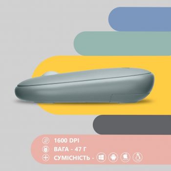 Миша 2E MF300 Silent WL BT Ashen green (2E-MF300WGN) | Фото 10