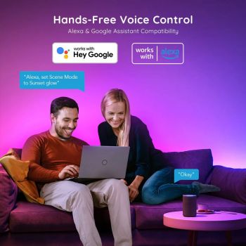 Стрічка світлодіодна розумна Govee H618С RGBIC Basiз Wi-Fi + Bluetooth LED Strip Light (H618C3D1) Стрічка світлодіодна розумна Govee H618С RGBIC Basiз Wi-Fi + Bluetooth LED Strip Light (H618C3D1) | Фото 7