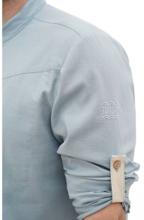 Сорочка чоловіча TURBAT Madeira Hemp M блакитна (012.004.4937) | Фото 5