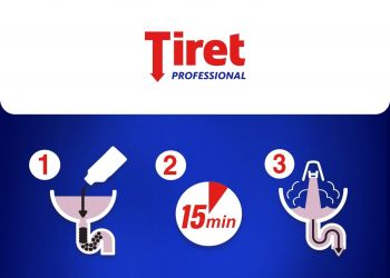 Засіб для чищення каналізаційних труб Tiret Professional 1 л (5997321741062) | Фото 5