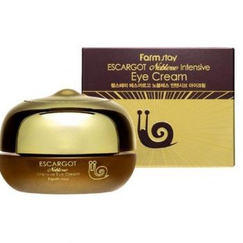 Крем для повік FarmStay Escargot Noblesse Intensive Eye Cream з муцином равлика 50 г (8809317289281) | Фото 1