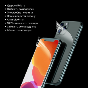 Гідрогелева плівка ROCK SPACE для APPLE iPhone 16 Plus Глянцева (RS_C_iPhone_16_Plus) Гідрогелева плівка ROCK SPACE для APPLE iPhone 16 Plus Глянцева (RS_C_iPhone_16_Plus) | Фото 1