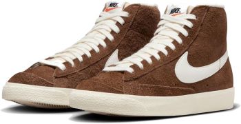 Кеди високі жіночі Nike W Blazer Mid 77 Vntg DV7006-200 36.5 (6 US) коричневі (196969058838) | Фото 6