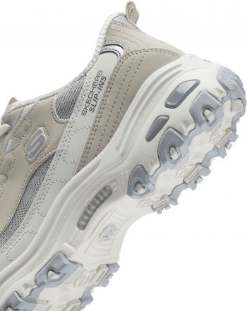 Кросівки жіночі Skechers Slip-Ins: D'lites - Smooth Nostalgia 150537 NTGY 38 (8 US) бежеві Кросівки жіночі Skechers Slip-Ins: D'lites - Smooth Nostalgia 150537 NTGY 38 (8 US) бежеві | Фото 4