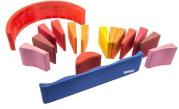 Купить конструктор Конструктор дерев'яний Nic Схід червоний (NIC523321) | Фото 3