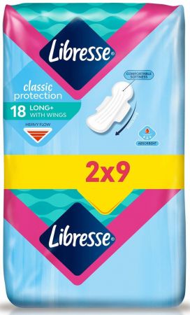 Прокладки гігієнічні LIBRESSE Classic Protection Long, 18 шт. (7322540063608) Прокладки гігієнічні LIBRESSE Classic Protection Long, 18 шт. (7322540063608) | Фото 3