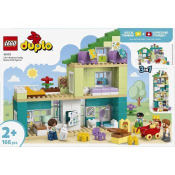 Конструктор LEGO DUPLO Town Сучасний сімейний будинок із фігурками 3 в 1 (10470) Купить конструктор Конструктор LEGO DUPLO Town Сучасний сімейний будинок із фігурками 3 в 1 (10470) | Фото 1
