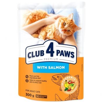 Сухий корм для котів Club 4 Paws Premium з лососем 300г | Фото 1