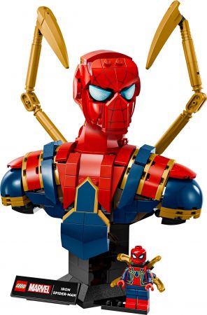 Конструктор LEGO Super Heroes Погруддя Залізної Людини-Павука (76326) | Фото 1