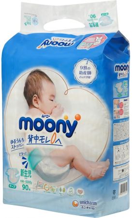 Підгузки MOONY M 64 шт, 6-11 кг (4903111244621) | Фото 4