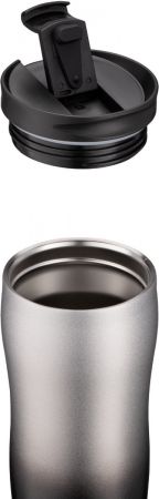 Термочашка ARDESTO Metallic 450 мл, чорна, нержавіюча сталь (AR2645BM) Термочашка ARDESTO Metallic 450 мл, чорна, нержавіюча сталь (AR2645BM) | Фото 3