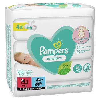 PAMPERS Sensitive 4х52 (8001841062624) | Фото 7