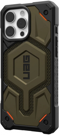 Чохол UAG для Apple iPhone 16 Pro Max Monarch Pro Magsafe, Kevlar Element Green (11445711397B) | Фото 2
