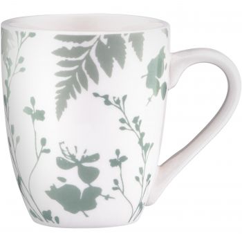 Чашка ARDESTO Capri, 320мл, порцеляна, біло-зелений (AR0432CWG) Чашка ARDESTO Capri, 320мл, порцеляна, біло-зелений (AR0432CWG) | Фото 1